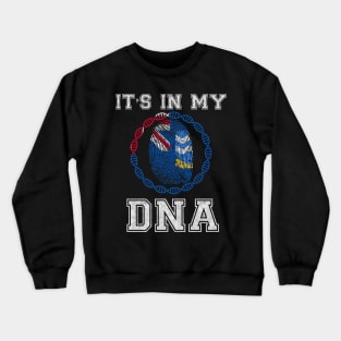 Falkland Islands  It's In My DNA - Gift for Falkland Islanders From Falkland Islands Crewneck Sweatshirt